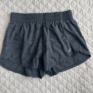 ASICS - Black Camouflage Athletic Shorts